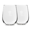 Stemless Wine Glasses – 2 Piece Set 2 Stemless Wine Glasses – 2 Piece Set -Weber Sales Shop 400115 REV
