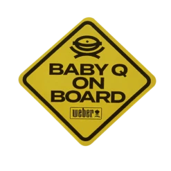 Limited Edition Weber "Baby Q On Board" Car Decal