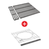 WEBER CRAFTED Porcelain-Enameled Cast-Iron Cooking Grates & Frame Kit – SPIRIT 200 Series -Weber Sales Shop Weber Crafted Bundle POP 7849 7678