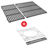 WEBER CRAFTED Porcelain-Enameled Cast-Iron Cooking Grates & Frame Kit - GENESIS 300 Series -Weber Sales Shop Weber Crafted Bundle POP 7853 7677