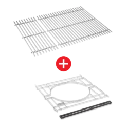 WEBER CRAFTED Stainless Steel Cooking Grates & Frame Kit – SPIRIT 300 Series & SMOKEFIRE EX4
